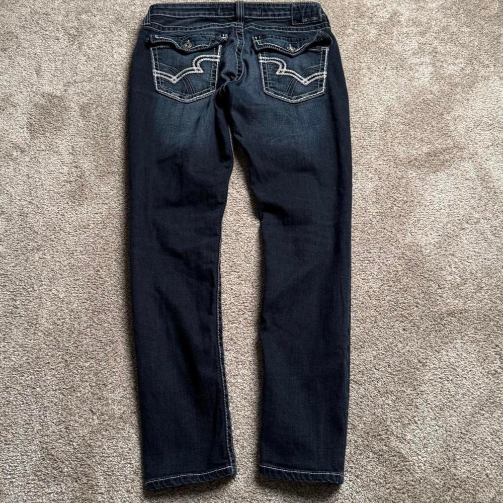 BIG STAR "CURVY FIT" INDIGO BLUE BUTTON FLAP DENIM